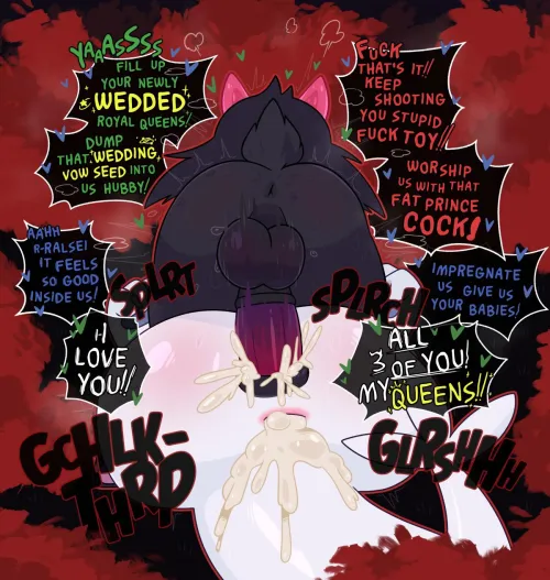 Ralsei x Clover 13/13 (crushpepper)