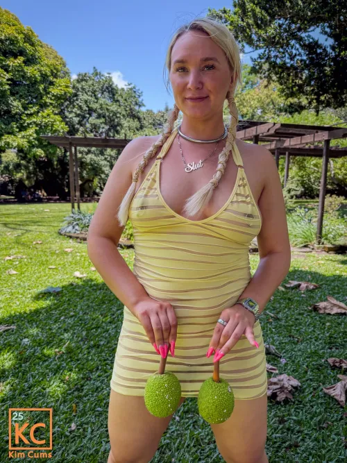 The perfect sheer and teasing summer dress for a walk around the gardens