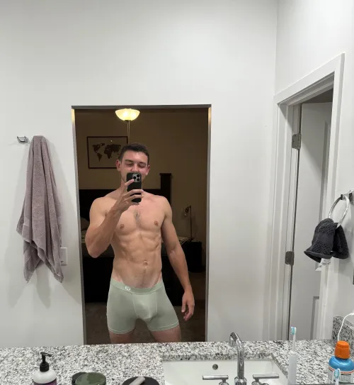 Trying to contain myself at the gym