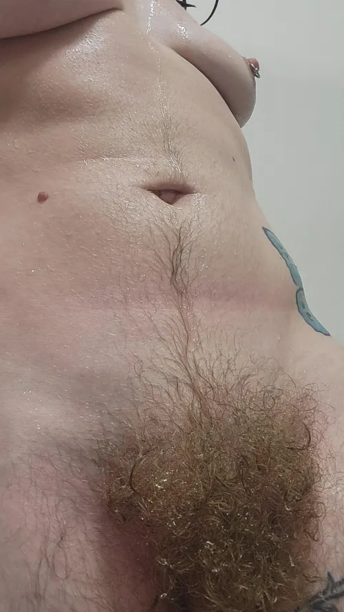 water just streams off it