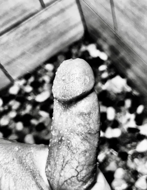 [30] Edging in a public shower. 🚿