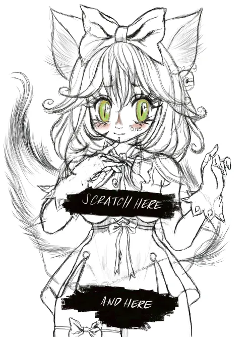 Another neko girl by Wajonson