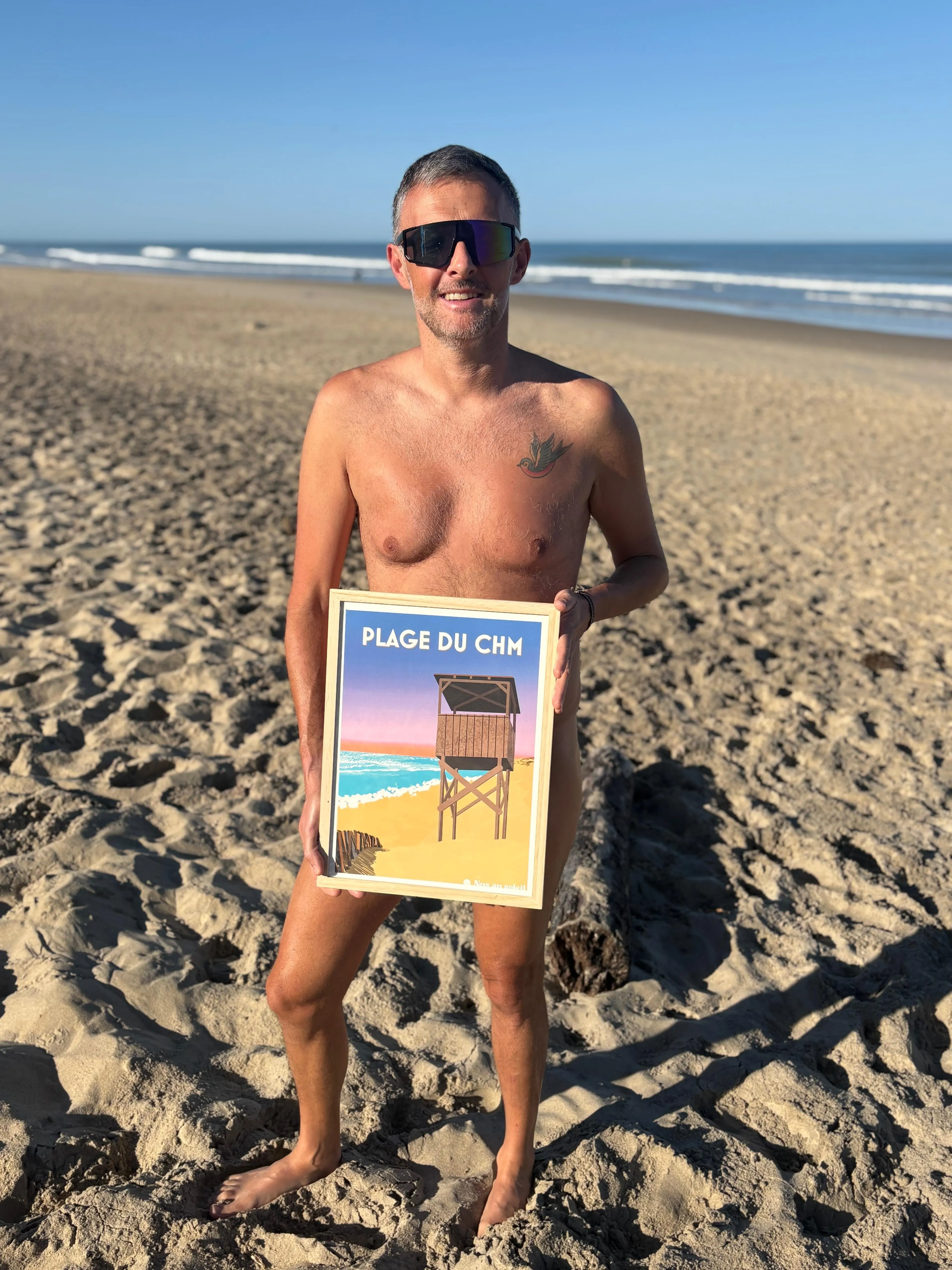 At CHM Montalivet with my own illustration 📸🎨