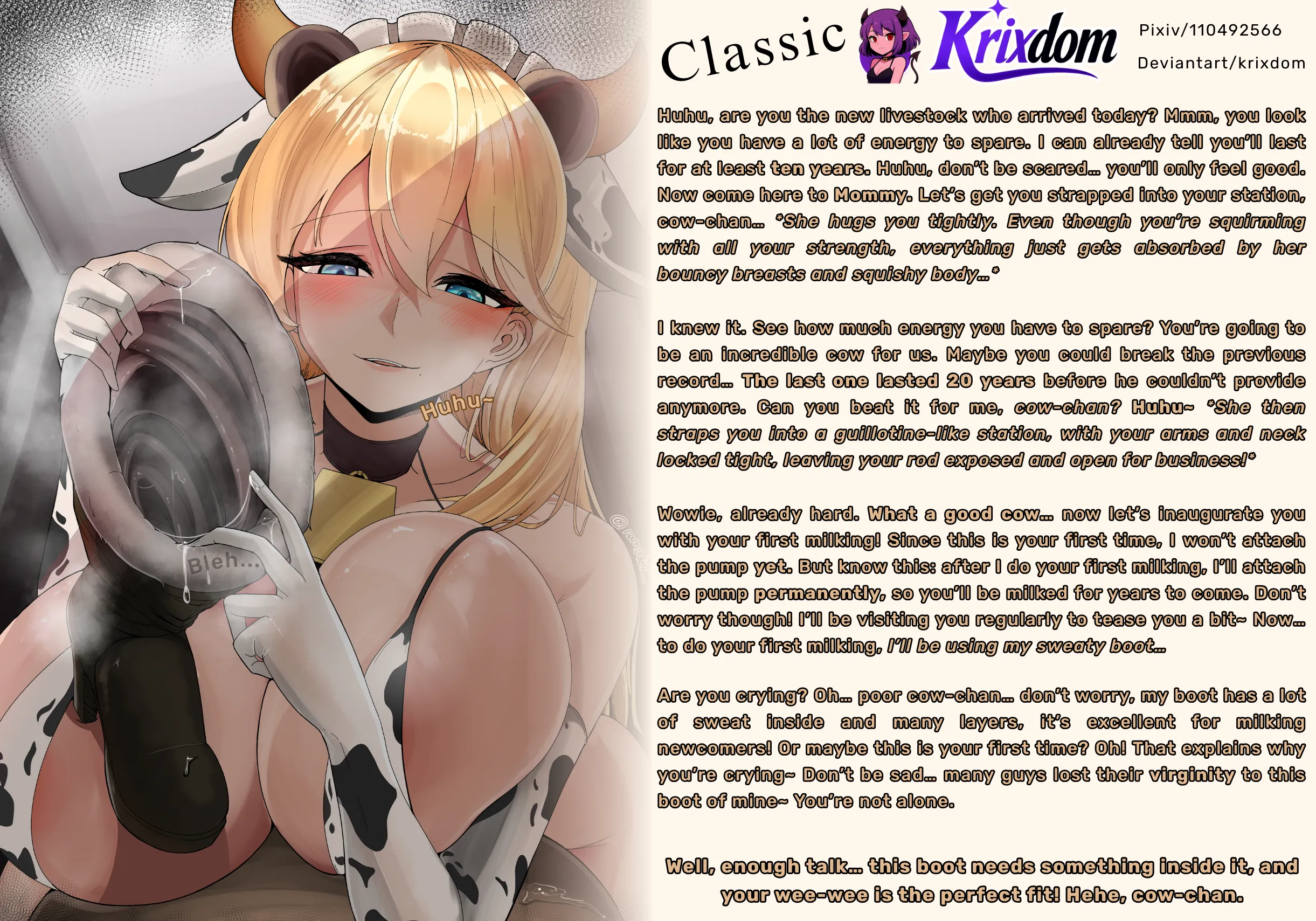 Bound and Milked by the Sweaty Boot [Sweaty] [HumanCattle]