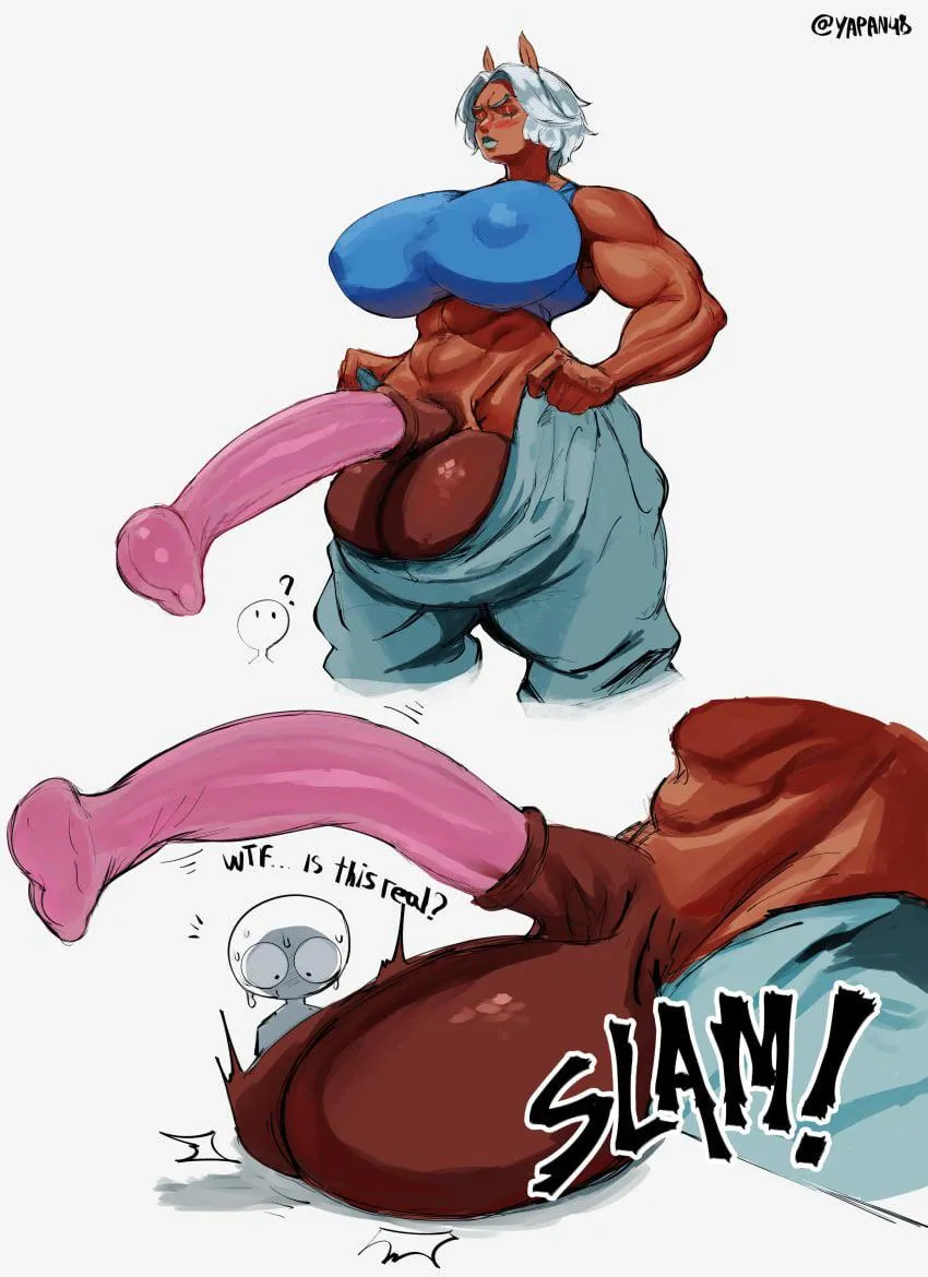 Daniela and her very… VERY HEAVY BALLS!!! [Yapan48]