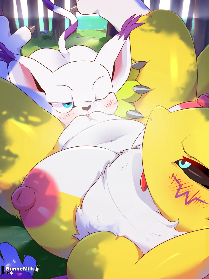 Eating Renamon out (BunneMilk)