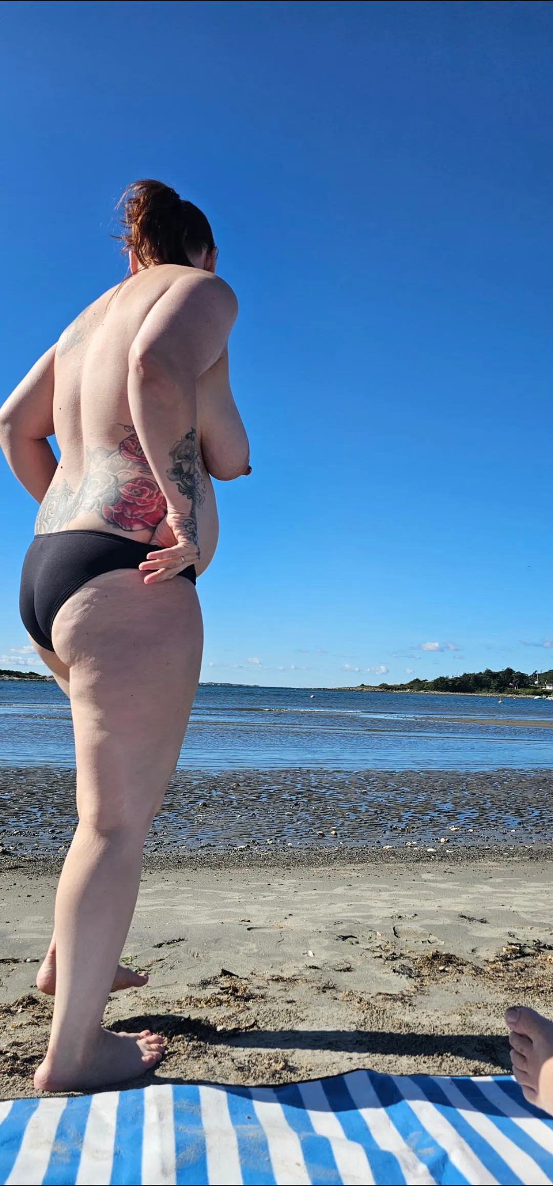 I dressed like this on a non nudist beach, but nobody complained!