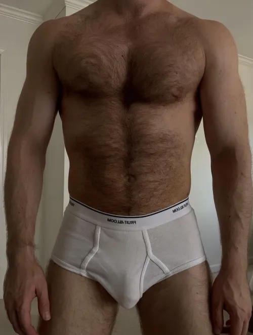 I swear wearing whities makes my chest hair grow even more