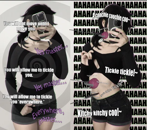 LeyLey The Tickle Slave (Credits to Saruei and DatOrangeBoi1212)