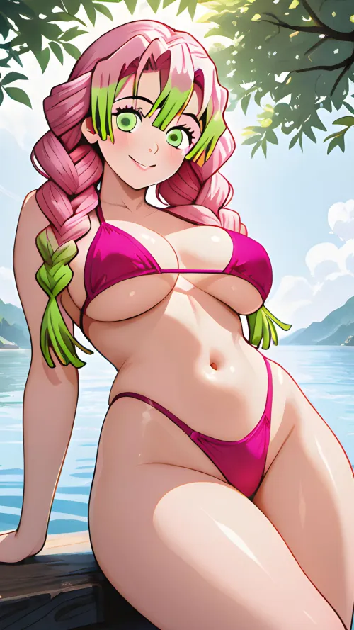 Mitsuri Kanroji 💞🌸 from Demon Slayer 😈 by ganonmechx