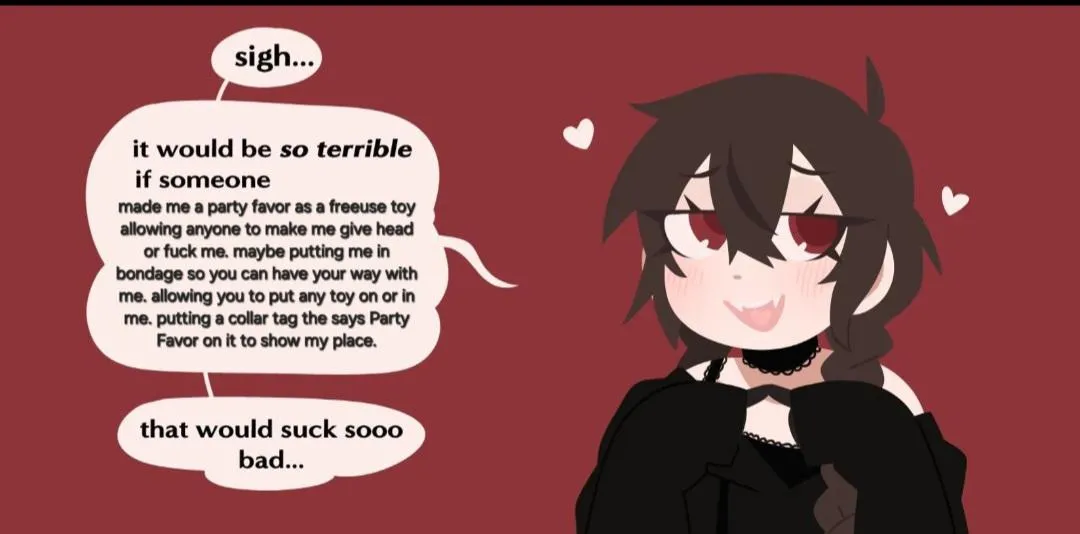 Puppy has a fantasy stuck in her head 😵‍💫