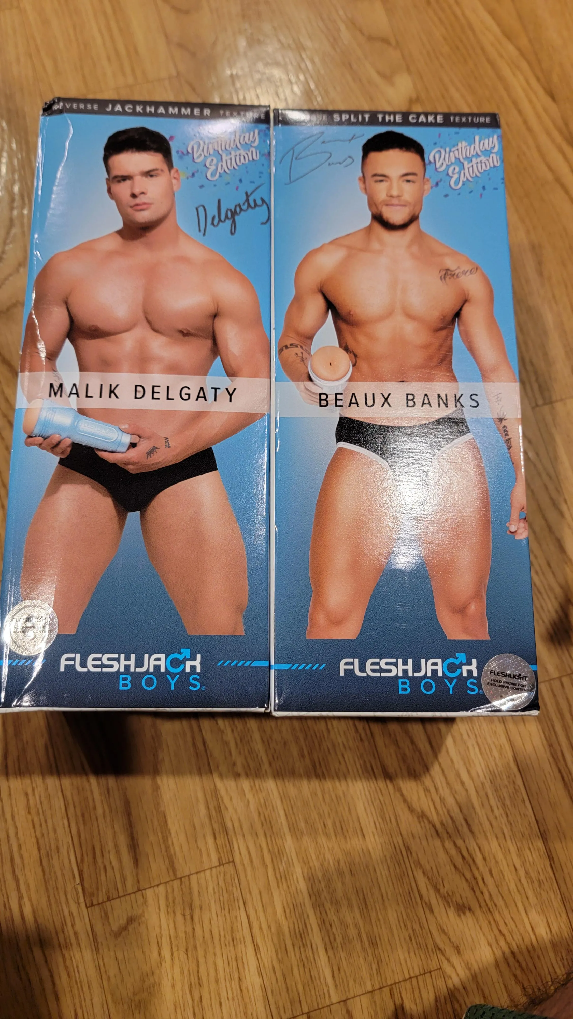 September FleshJack Birthday Sleeves acquired. At this point Im buying them faster than I'm using them.