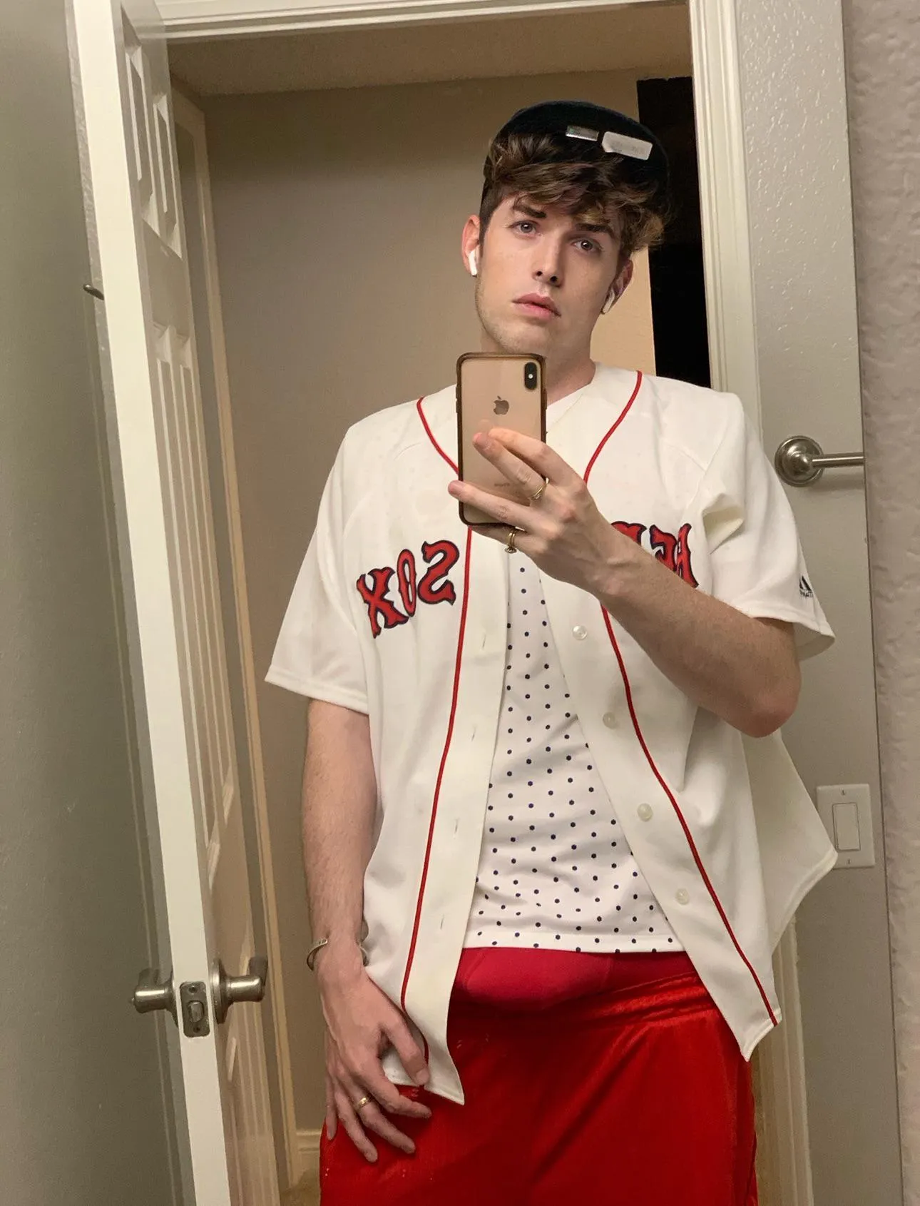 Underwear hanging out