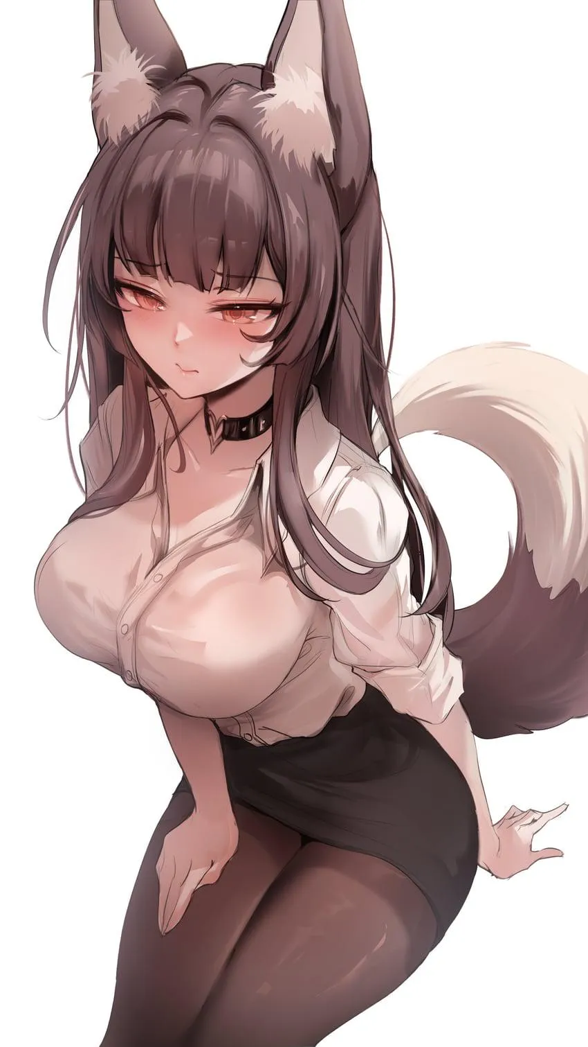 Wolf office lady