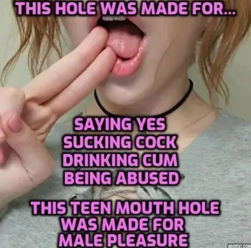 You are born to be used. You are born to be porn. You are born to expose yourself. Accept your faith! Say “Yes master I accept “