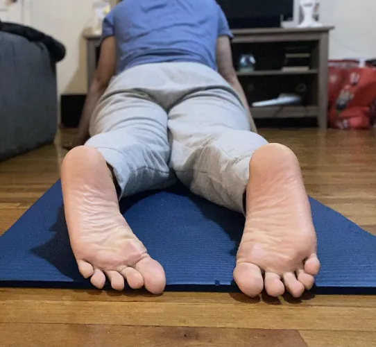 I enjoy doing stretches, especially if it involves me getting ready for physical activity.