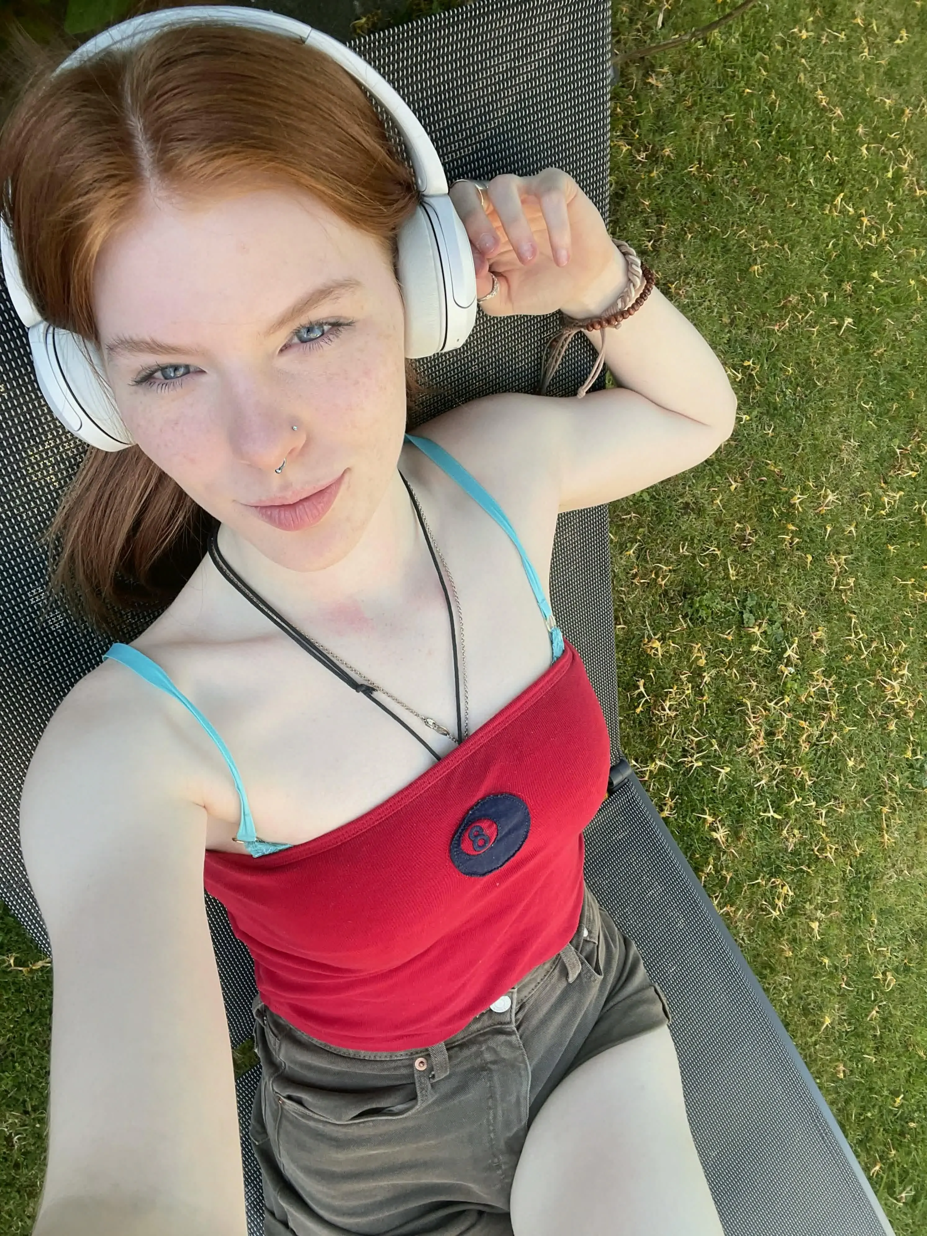 no make up just freckles showing up