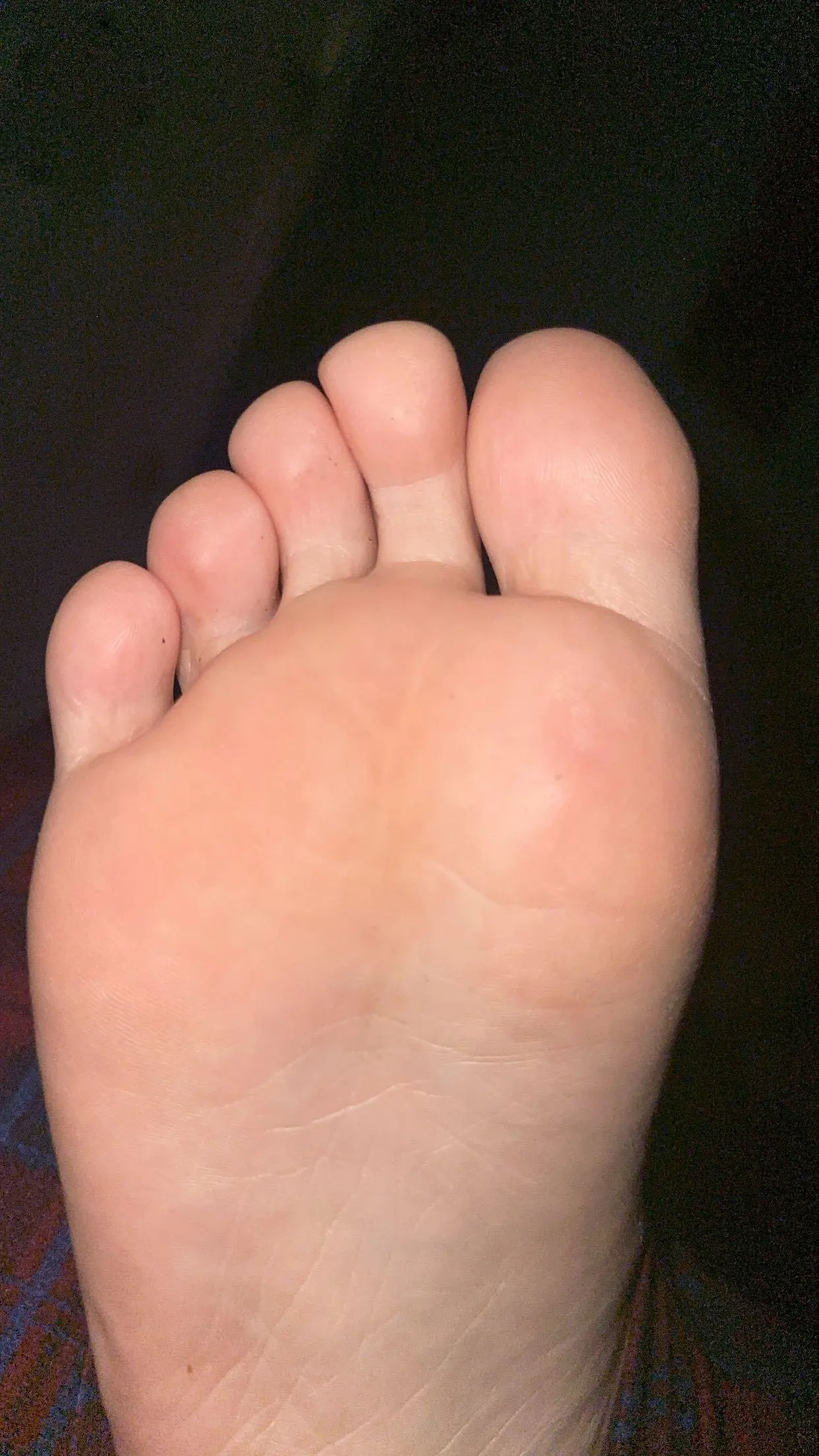 Put your tongue and nose between my toes