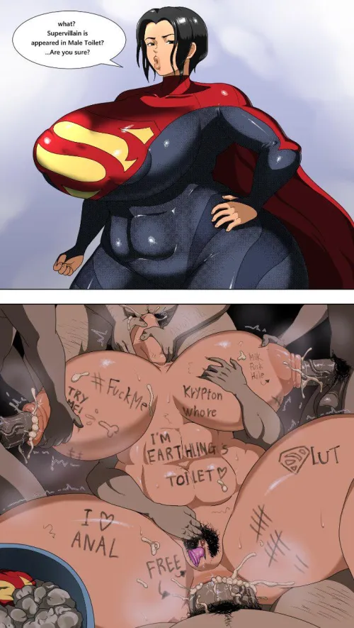 Cant believe this super bitch Got trapped and hijack by a Male from Male bathroom