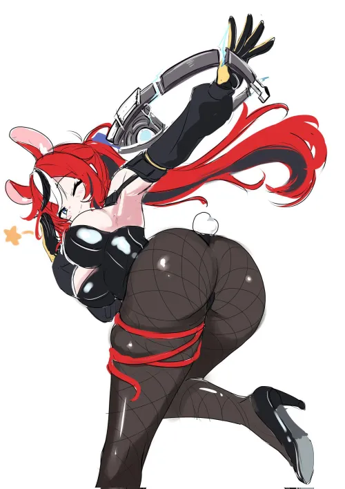 Cyber bunny Baelz (Cafelittle) [Hololive]