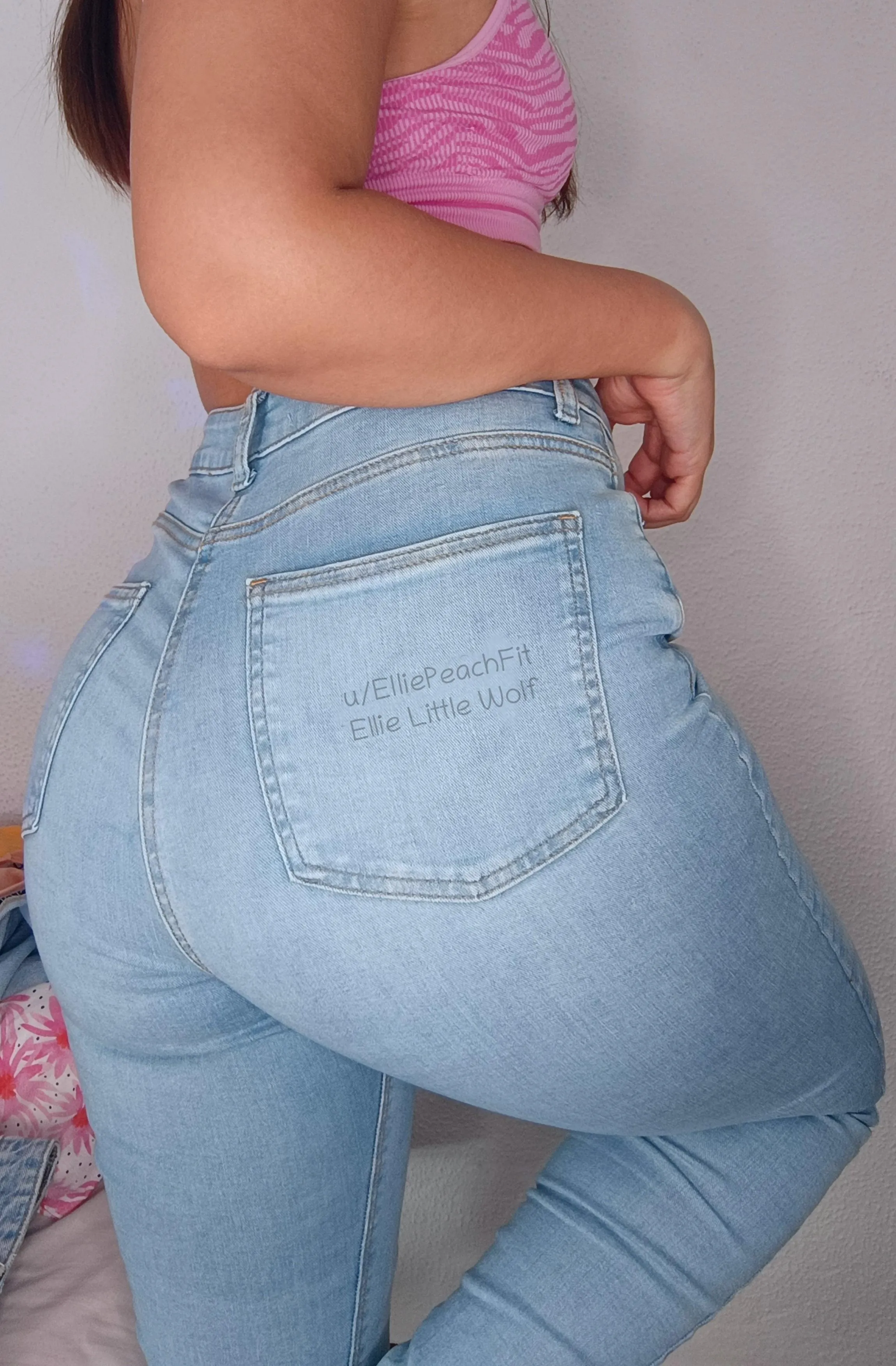 Grinding back into you as your palm punishes my ass in jeans