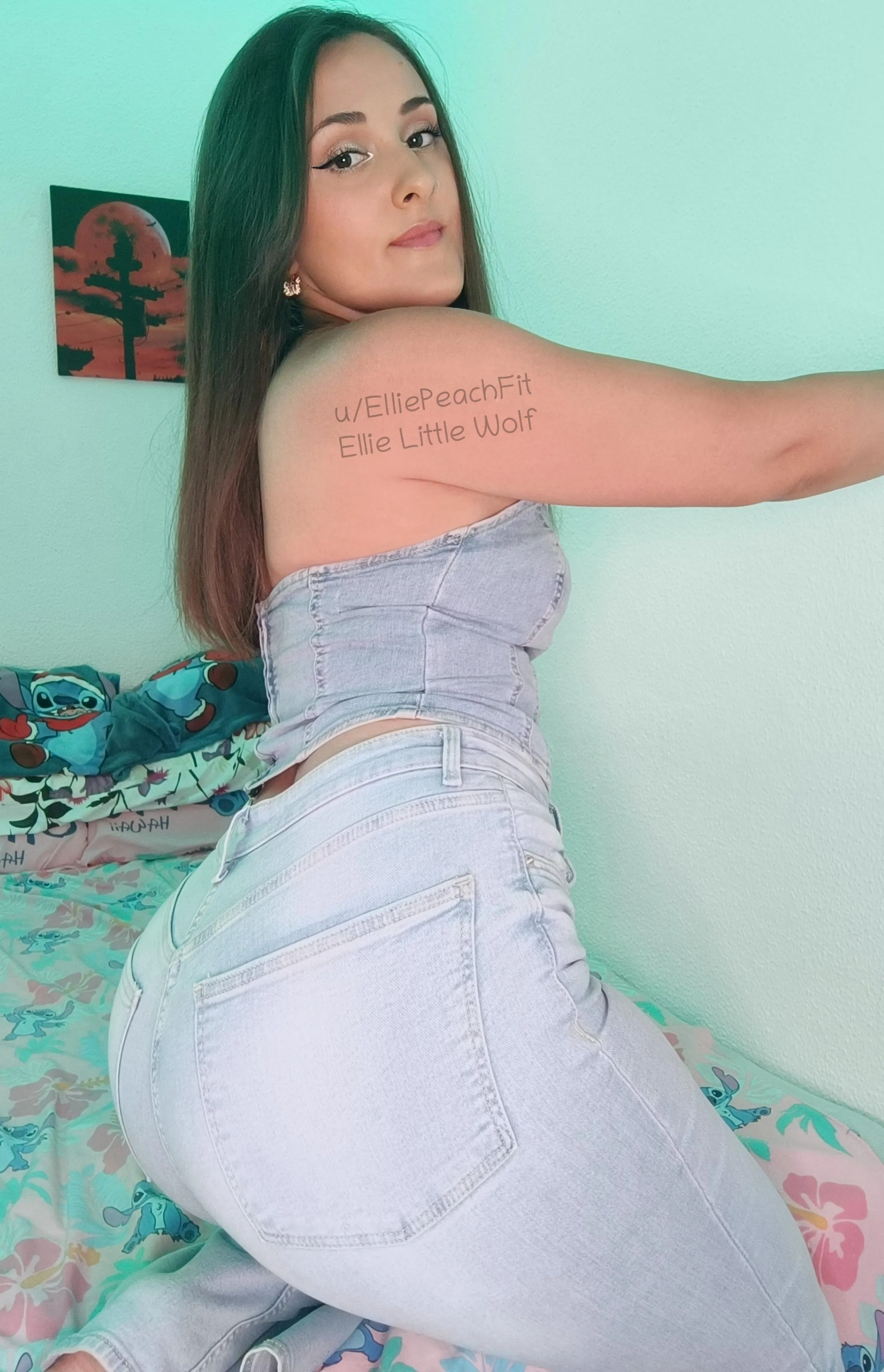 I beg you for more as the heat builds under my denim