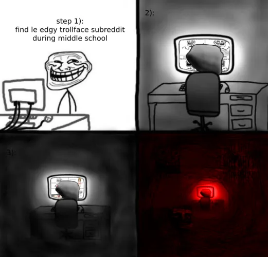 i miss those times. le epic unsupervised internet access!