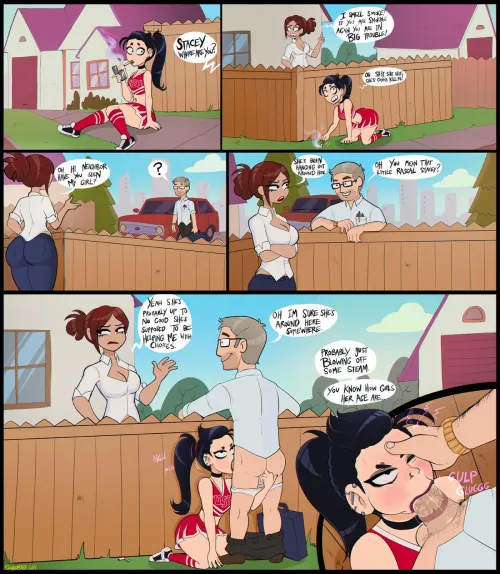 She'll do Anything to not get caught Smoking