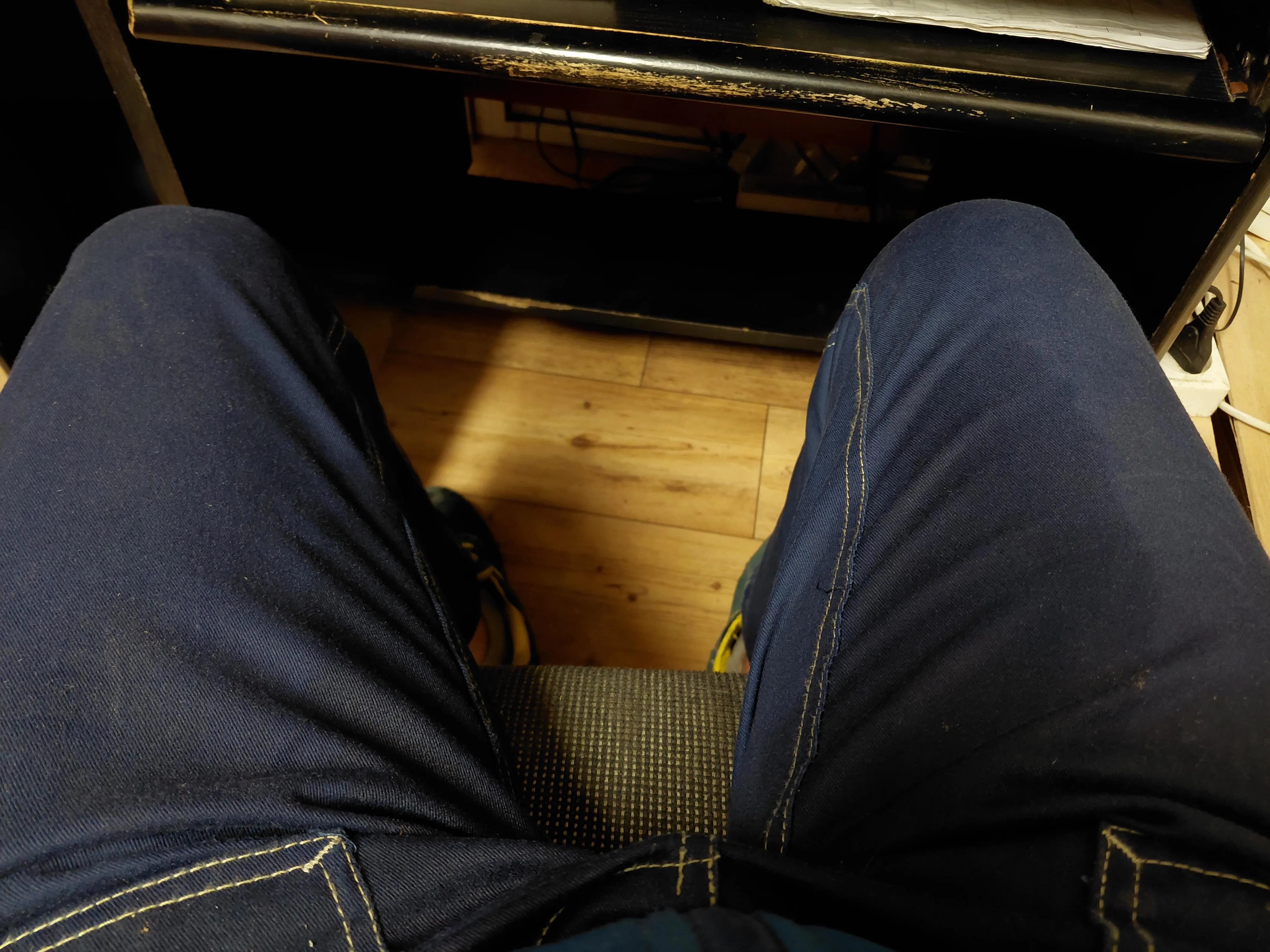Wet my work overalls at work last week. Got away with it.