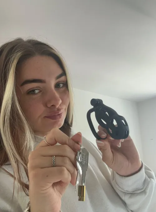 Who's ready to lock up their cock