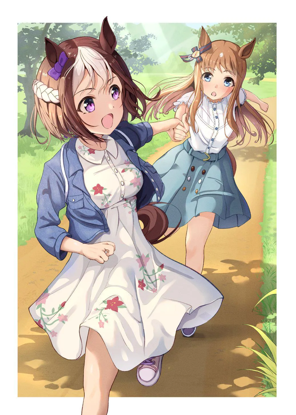 Wild horse girls!