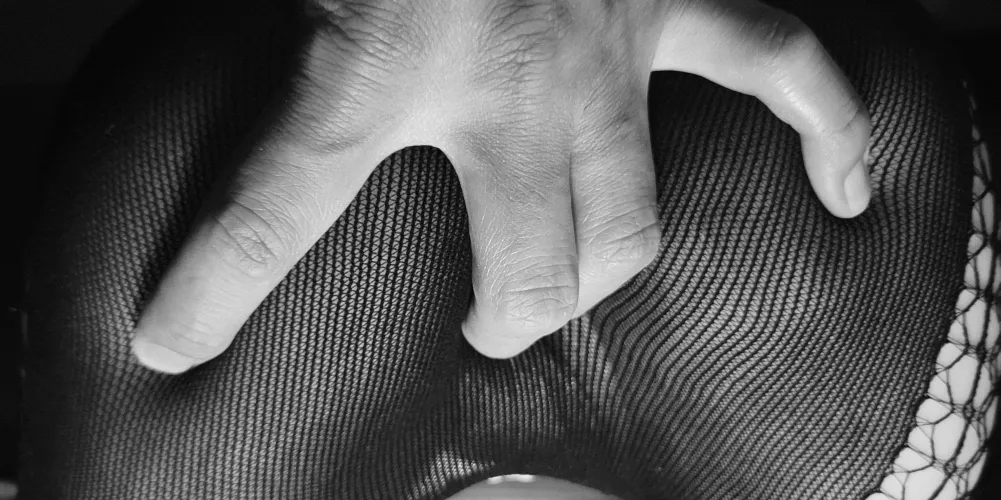 Big hands. Tiny girl.