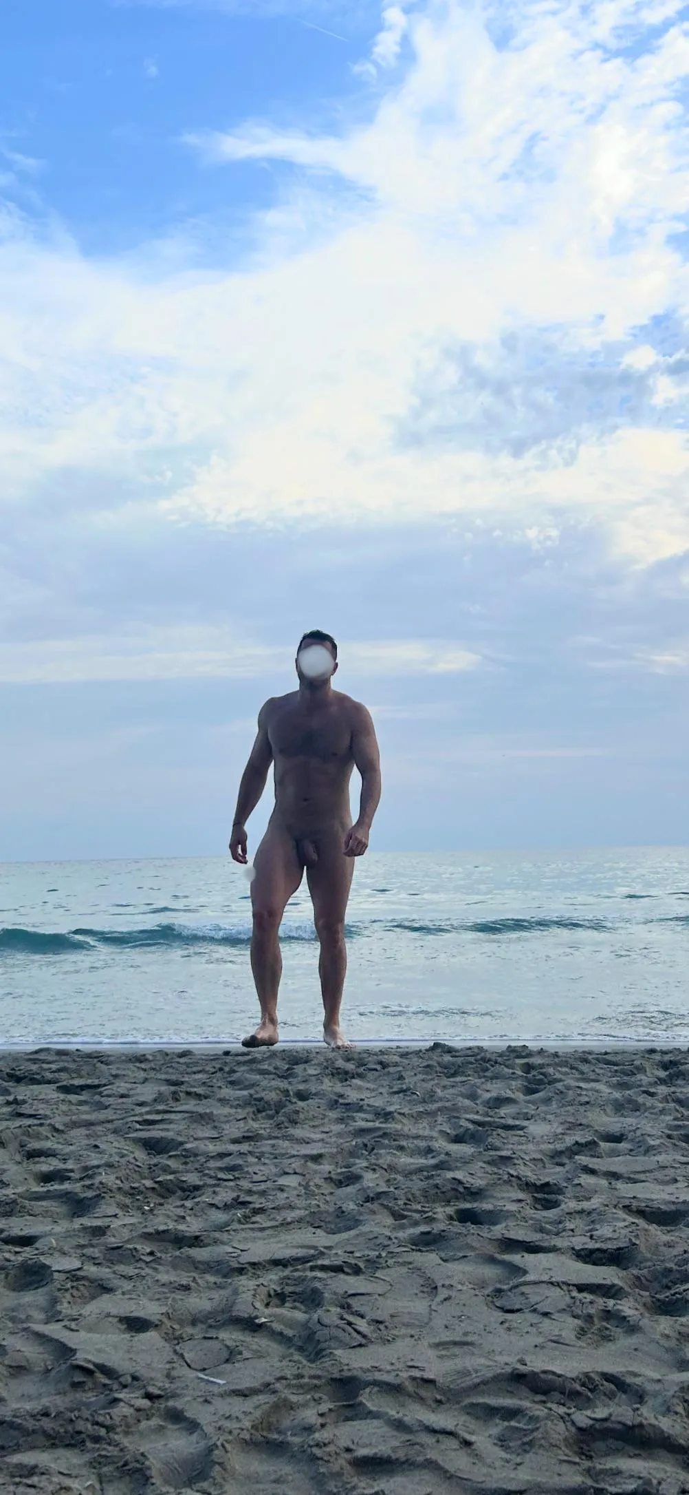 Being nude on the beach is still fun when it’s a bit cloudy…