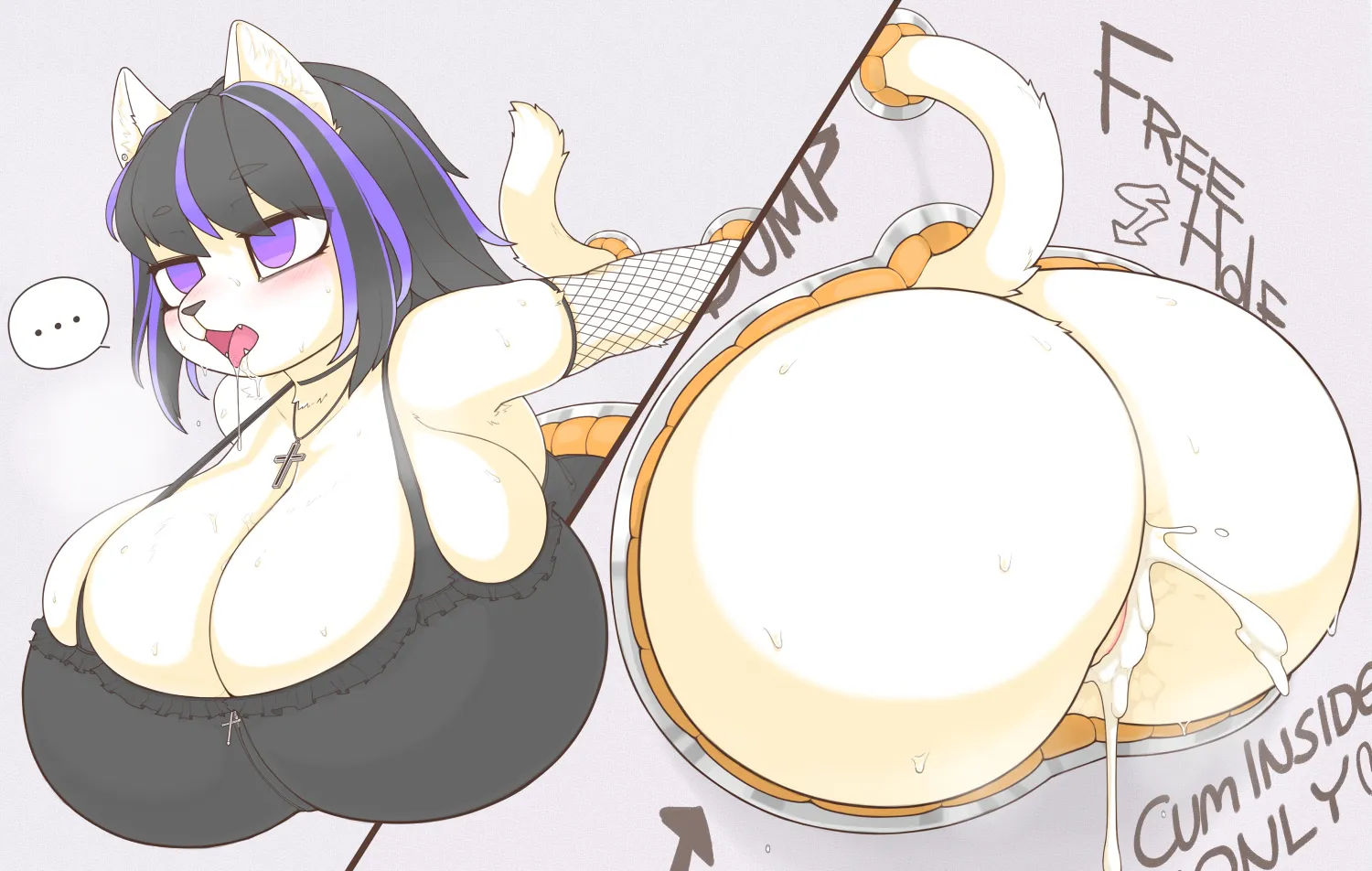 [F] She looks to be enjoying herself. (amad no moto)