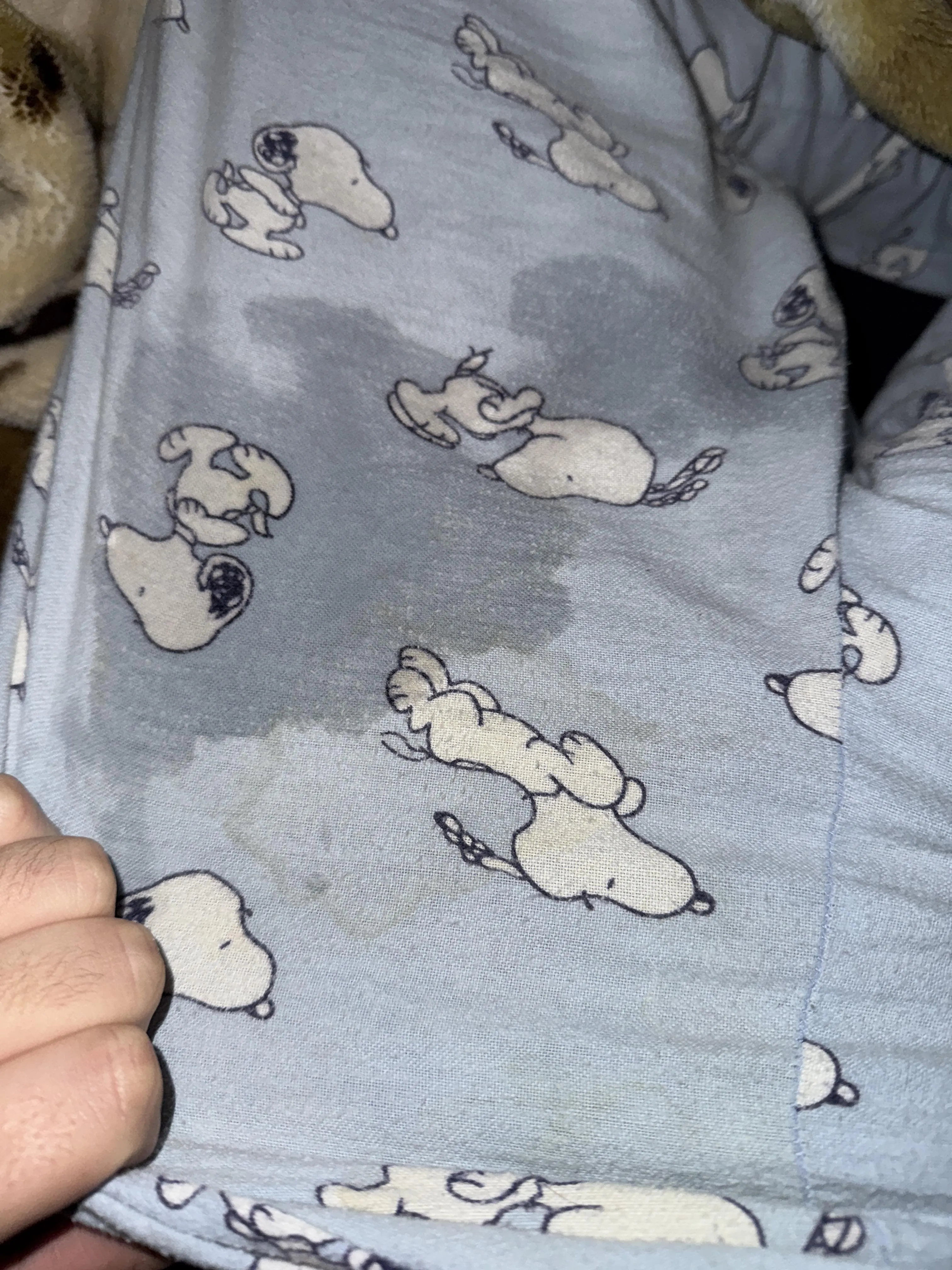 I came so hard all inside my Pyjamas