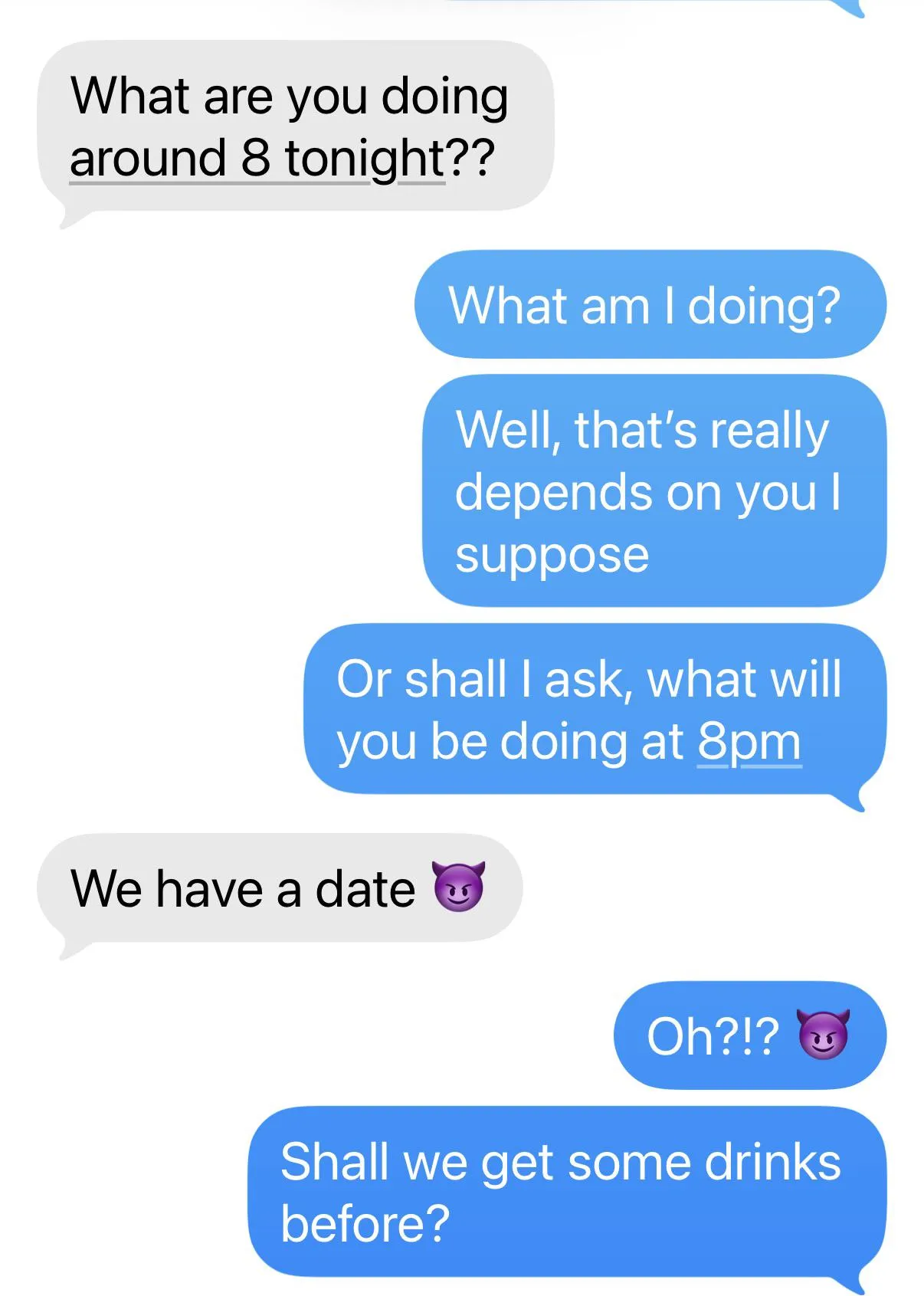 Last night the date was canceled, tonight it’s on with her new friend!