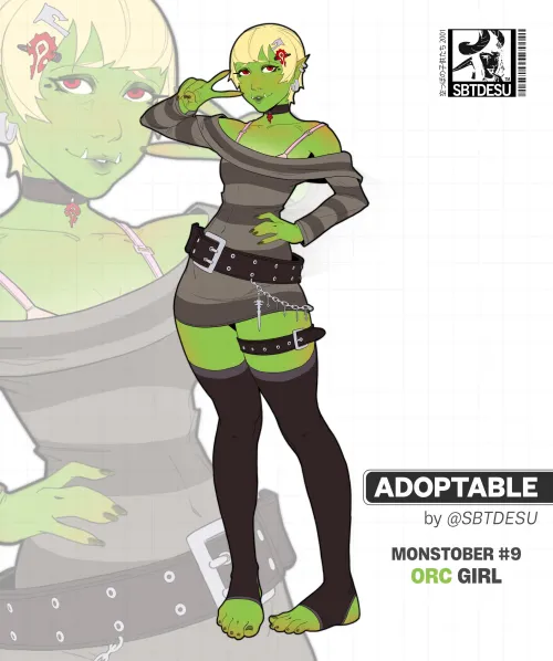 Monstober - Alt Orc (@sbtdesu)