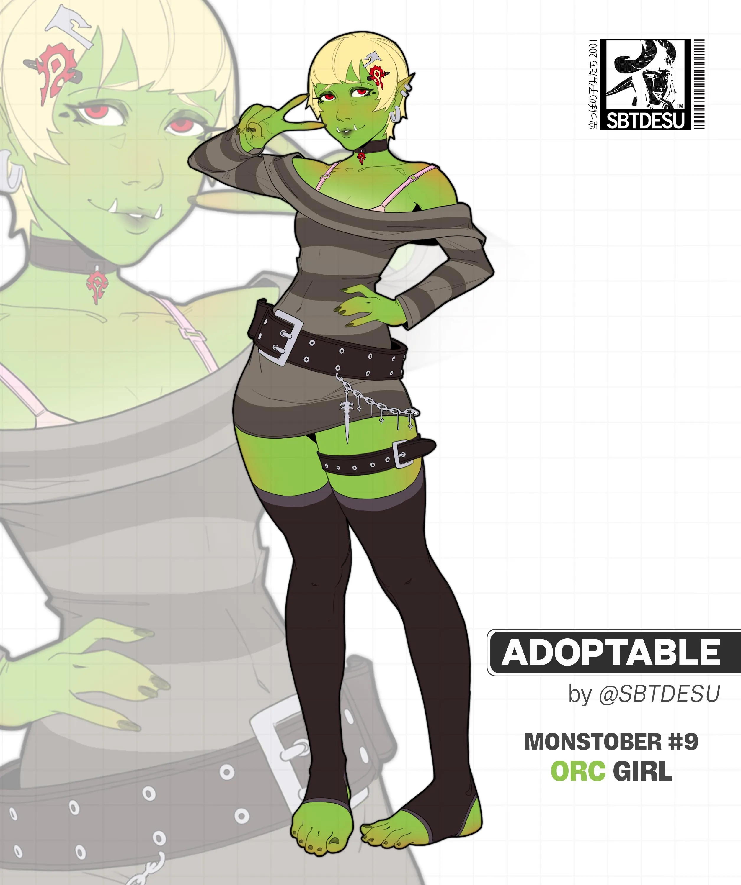 Monstober - Alt Orc (@sbtdesu)