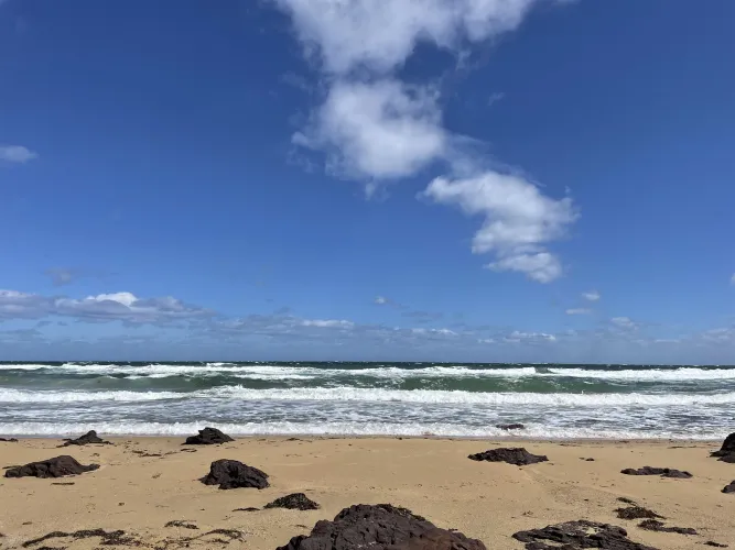 Nice weather at the beach