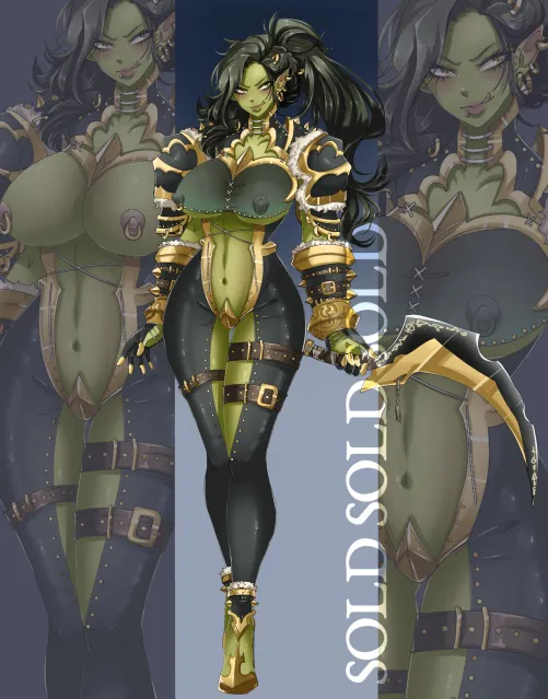 Orc warrior (my art) 💗