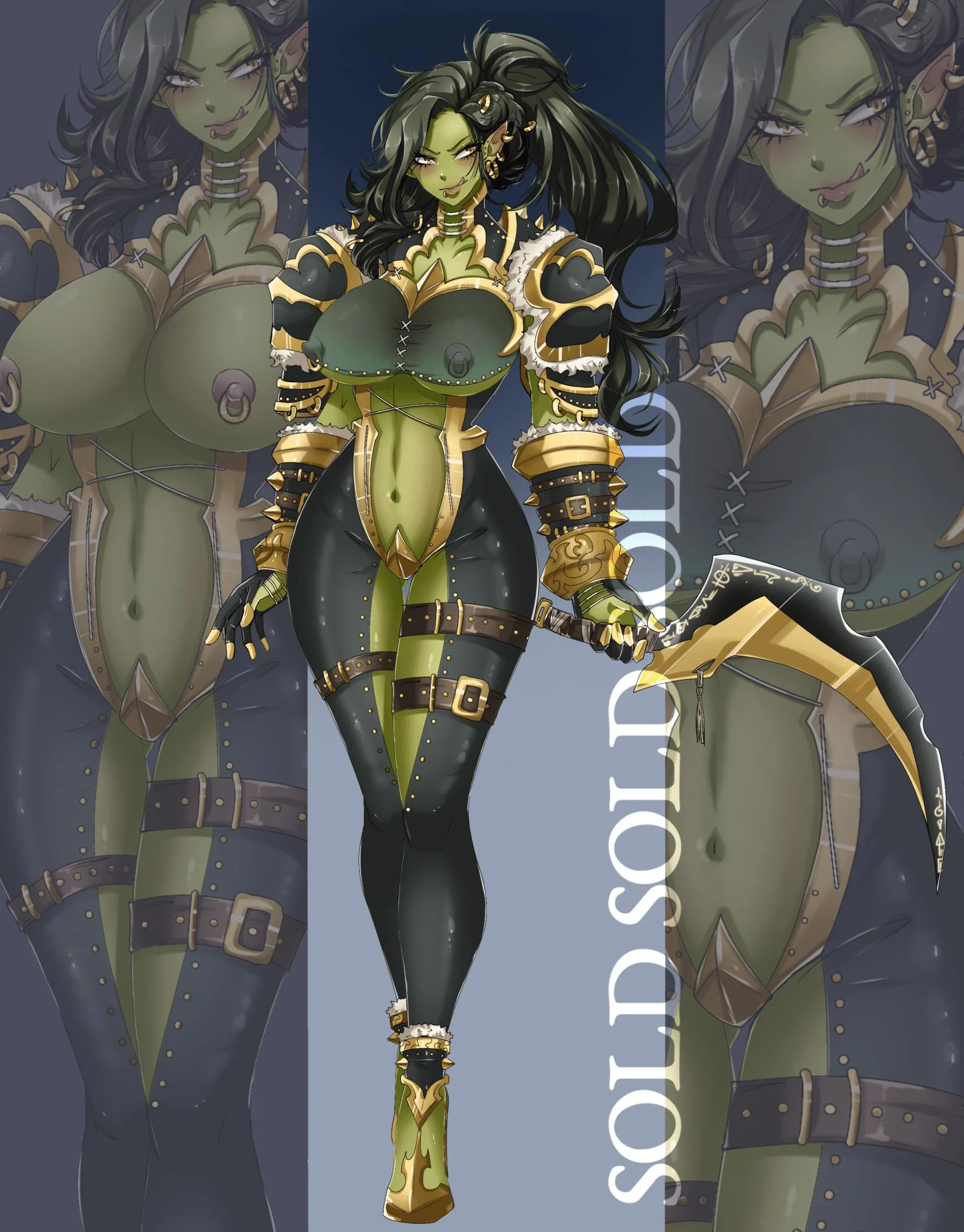 Orc warrior (my art) 💗