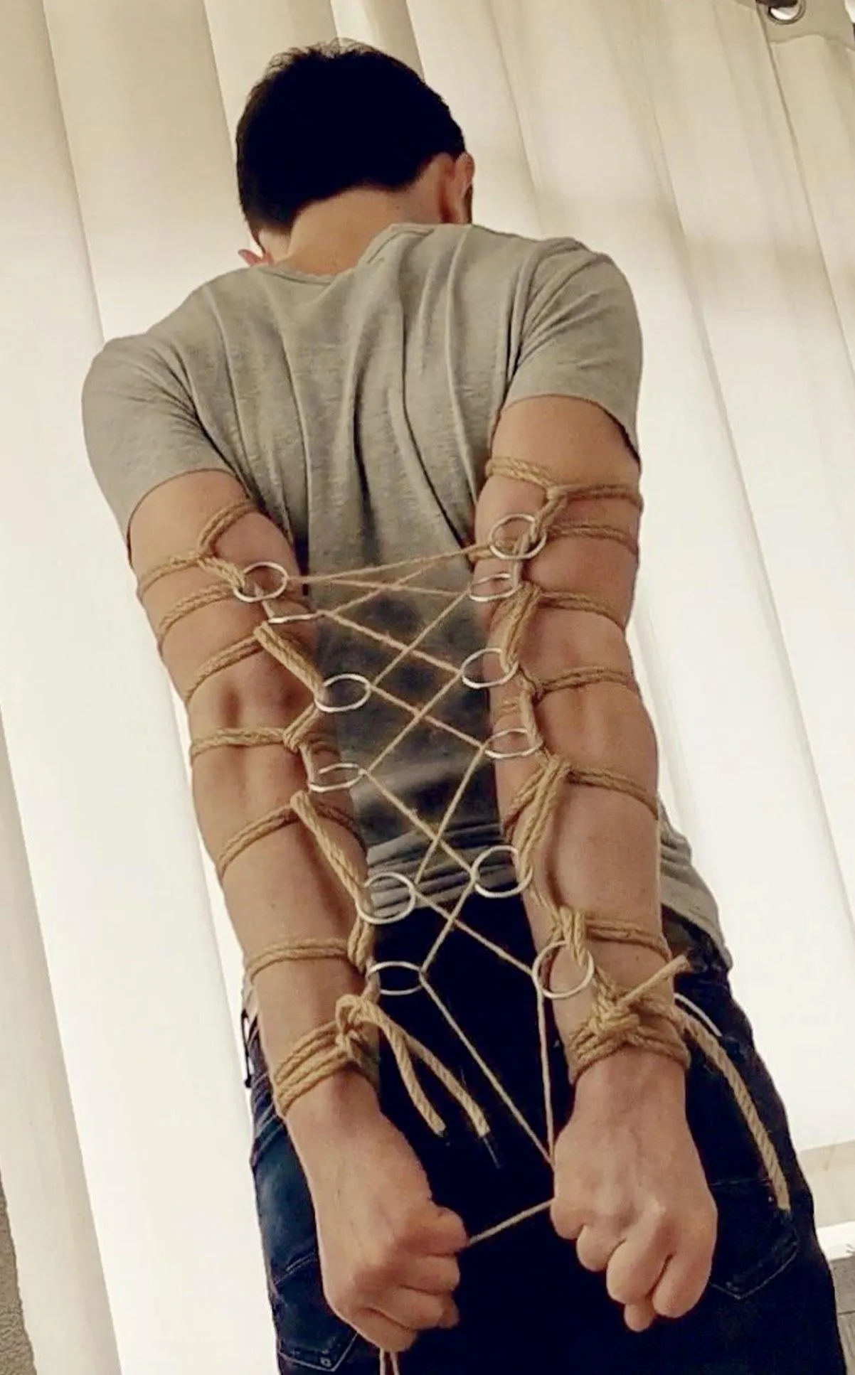 Selfbondage - a concept armbinder that I tried a while ago, should I revisit this idea?