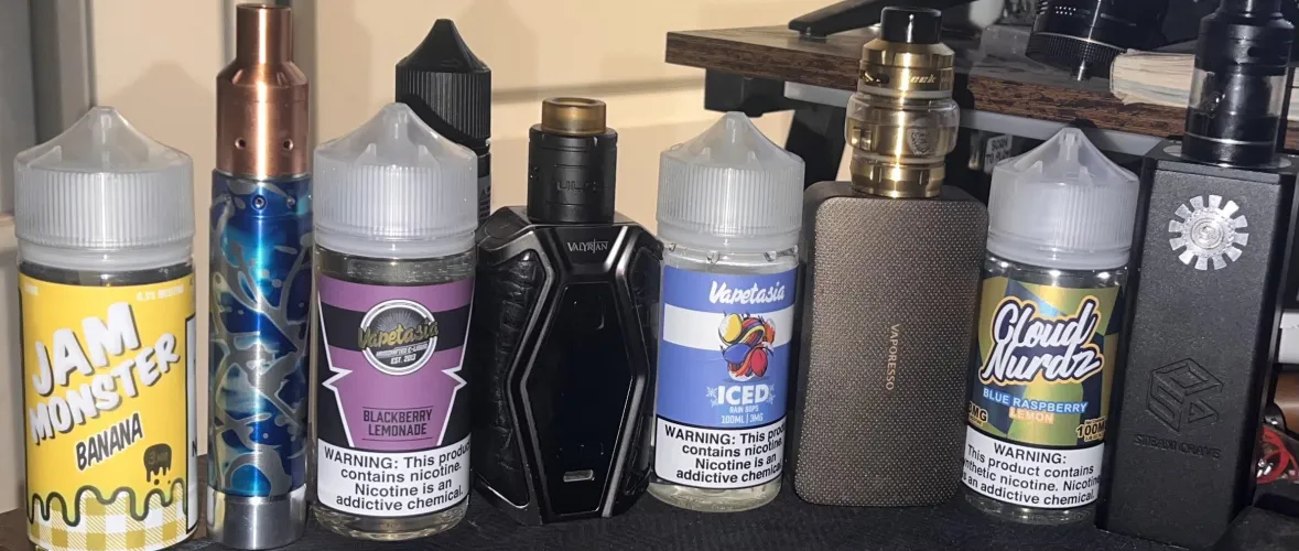 When you can’t decide on juice so you have a mod for each juice you buy