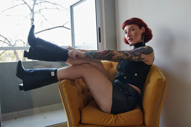 Beg and i might let u worship my boots