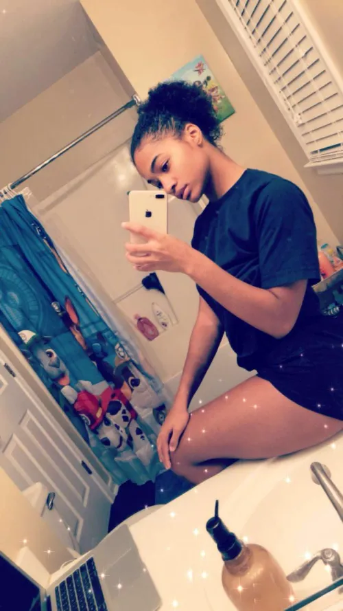 Heyyy! I'm Leah, first time posting my barely legal tits. Do u want to play? :)