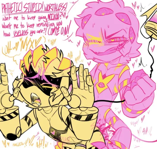 N getting absolutely railed by NYX (panic au) (by THPVST)