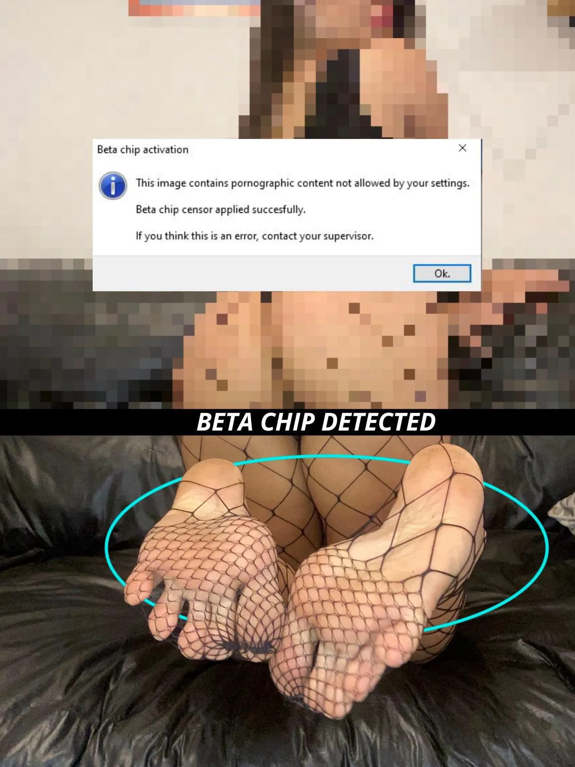 Sorry, but the sensor never fails!