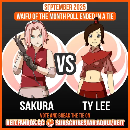 Sudden death tie - Waifu of the Month