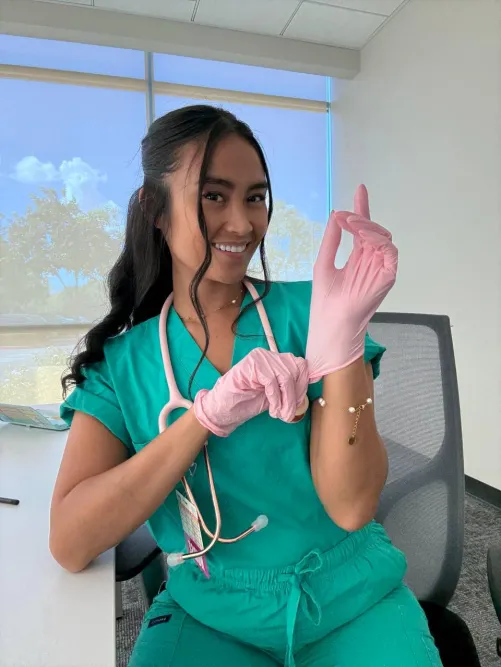 Would you let me touch you anywhere I want with my gloves?