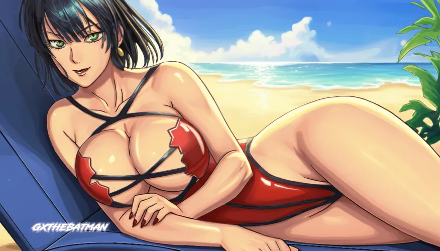 Fubuki at the beach